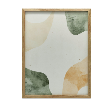 FALI PLAKÁT ALUMÍNIUM KERETBŐL ABSTRACT WAVE 50x70 CM grafika, keretezett kép