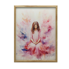 FALI PLAKÁT ANGYAL A BÉKE PUHA ÁRNYÉKAI KERET NÉLKÜL 40x50 CM grafika, keretezett kép