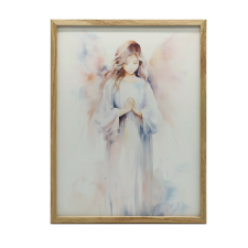 FALI PLAKÁT ANGYAL FINOM PASTELLS színben 50x70 CM KERET NÉLKÜL grafika, keretezett kép