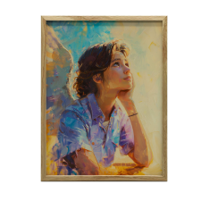 FALI PLAKÁT ANGYAL GONDOLATOK KERET NÉLKÜL 60x90 CM MATT PAPÍR grafika, keretezett kép