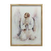  FALI PLAKÁT ANGYAL IMÁJA FA KERETBEN 50x70CM MATT PAPÍR
