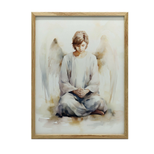 FALI PLAKÁT ANGYAL IMAPASZTEL KERET NÉLKÜL 50x70 CM grafika, keretezett kép