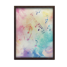  FALI PLAKÁT ARANY ALUMÍNIUM KERETBEN JOYFUL MELODY 70x100 CM grafika, keretezett kép