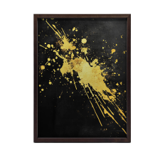 FALI PLAKÁT ARANY SZIKRÁK FEKETE HÁTTÉRON 50x70 CM KERET NÉLKÜL grafika, keretezett kép