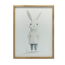  FALI PLAKÁT ARNYI NYÚL PULÓVERBEN KERET NÉLKÜLI 70x100 CM grafika, keretezett kép