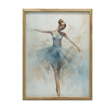 FALI PLAKÁT BALETRUHA ETERIKUS TÁNC KERETTEL 50x70 CM grafika, keretezett kép