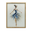 FALI PLAKÁT BALLERINA TÁNC ELEGANCE KERETBEN 70x100 CM