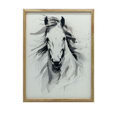 FALI PLAKÁT EGY LÓ FINOM ELEGÁNCIA KERET NÉLKÜL 50x70 CM grafika, keretezett kép