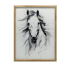 FALI PLAKÁT EGY LÓ FINOM ELEGÁNCIÁJA KERET NÉLKÜL 30x40 CM MATTE grafika, keretezett kép