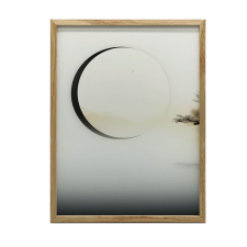 FALI PLAKÁT FA KERETBEN BEING BALANCE ZEN 30x40 CM grafika, keretezett kép