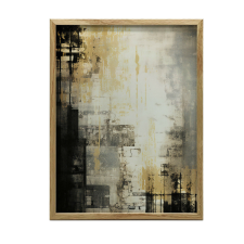 FALI PLAKÁT GOLDEN KORTÁRS KLÍMA 70x100 CM FEKETE KERET grafika, keretezett kép