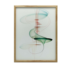 FALI PLAKÁT GÖRBELI HARMÓNIA KERET NÉLKÜL TERVEZÉS MODERN 40x50 CM grafika, keretezett kép