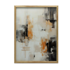  FALI PLAKÁT KERETBEN VILÁGOS TÖLGY INDUSTRIAL ABSTRACT 50x70cm