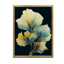  FALI PLAKÁT LEVÉLEK AKVAMERINBOROSTYÁN 40x50 CM KERET NÉLKÜL grafika, keretezett kép