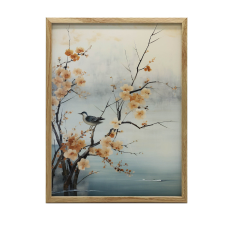 FALI PLAKÁT TAVASZI CSODÁK A CSERESZNYÉFÁN KERET NÉLKÜL 70X100 CM grafika, keretezett kép