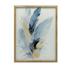  FALI PLAKÁT TOLLELEGANCE FA KERETTEL SÖTÉTBANA 50X70 CM grafika, keretezett kép