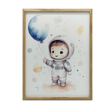  FALI PLAKÁT UTAZÁS A CSILLAGOK LABONON KERESZTÜL 50x70 CM grafika, keretezett kép