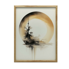 FALI PLAKÁT ZEN CIRCLE 70x100 CM KERET NÉLKÜL MATT PAPÍR 230 GSM grafika, keretezett kép