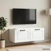  Fali TV szekrény Fehér 78,5 x 41 x 30 cm Szerelt Fa