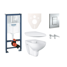  Fali WC szett Grohe Bau Ceramic SIKOGRS3G0 építőanyag