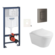  Fali WC szett világos falakra / falra szerelhető Glacera Ava SIKOGRSAVASCAL0 szaniter