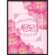  Falikép – Boldog Anyák napját 2. (videóvetítő opcióval) grafika, keretezett kép
