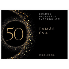  Falikép - Boldog Évfordulót! (videóvetítő opcióval) grafika, keretezett kép