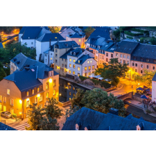 Falikép City68 Luxembourg éjjel, 400 x 250 cm tapéta, díszléc és más dekoráció