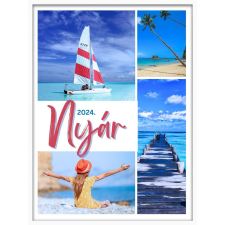 Falikép kollázs sok fotóból felirattal 7. (videóvetítő opcióval) grafika, keretezett kép