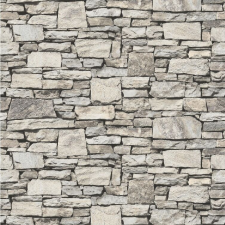  Falikép különféle szürke kövekkel, 300 x 250 cm tapéta, díszléc és más dekoráció