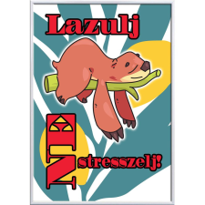  Falikép – Lazulj, ne stresszelj (videóvetítő opcióval) grafika, keretezett kép