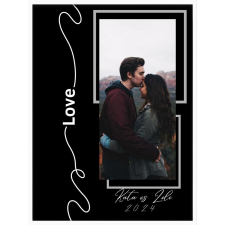  Falikép - LOVE a te fotóddal (videóvetítő opcióval) grafika, keretezett kép