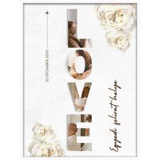  Falikép - LOVE a te fotóidból 3. (videóvetítő opcióval) grafika, keretezett kép