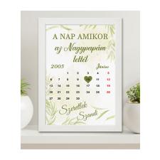  Falikép nagyszülőknek - Amikor nagypapám lettél grafika, keretezett kép