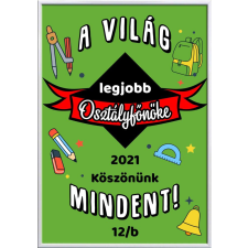 Falikép Osztályfőnök, tanár búcsúztató kép, tetszőleges adatokkal... (videóvetítő opcióval) grafika, keretezett kép