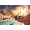  Falikép Plaja83 nővel pálmafán, 300 x 250 cm