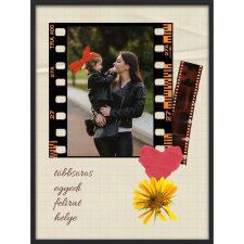  Falikép - Te és Én saját fotóval 7. (videóvetítő opcióval) grafika, keretezett kép