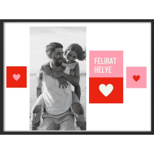  Falikép - Te és Én saját fotóval (videóvetítő opcióval) grafika, keretezett kép