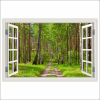  Falmatrica Ablak Út, erdő, nyár, 200 x 135 cm