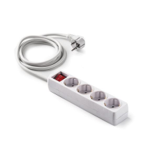 Famatel vez.+kapcsoló 16A-250V 3m 4-es hosszabbító (9/804) (9/804) villanyszerelés