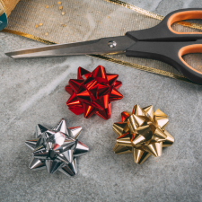 Family Ajándék masni szett - 5 cm - 3 szín - 24 db / csomag 58689 karácsonyi dekoráció