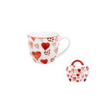  family bögre porcelán 460ml szív vegyes bögrék, csészék