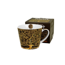  family bögre porcelán 600ml klimt életfa barna bögrék, csészék