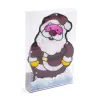 FAMILY CHRISTMAS 56530E LED-es PVC ablakdekor - mikulás - 27 x 17 cm - melegfehér - 3 x AAA