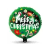 FAMILY CHRISTMAS Karácsonyi lufi, alumínium fólia, gömb, 45 cm (58241J)