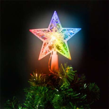 FAMILY CHRISTMAS Led csillag csúcsdísz 58034 karácsonyfadísz
