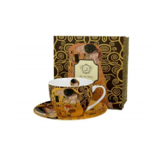  family csésze+alj porcelán 250ml klimt kiss brown bögrék, csészék