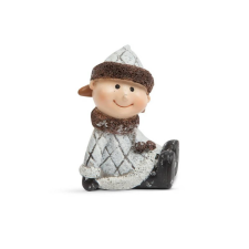 Family Dekor figura - 5,4 x 4,6 x 8 cm karácsonyi dekoráció