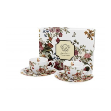  family espresso készlet vintage flowers 2x100ml konyhai eszköz