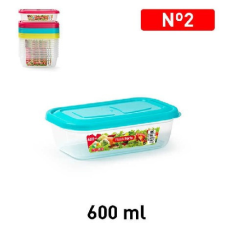  Family ételtároló doboz szögletes műa. 600ml konyhai eszköz